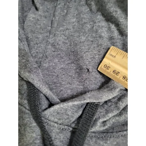 Nike Sportswear Club Pullover Hooded Shirt Gray Men's SZ M BV2746 *flaw - Picture 5 of 9